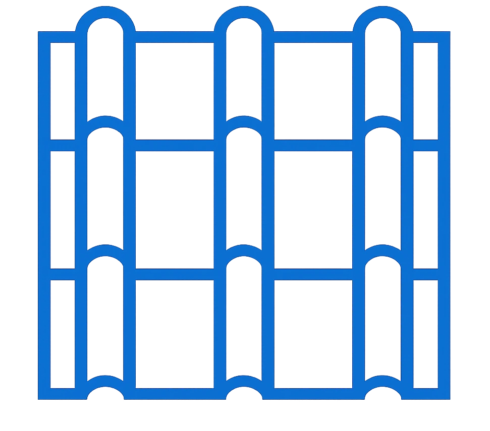 Roofing material layout showcasing energy-efficient and weather-resistant design, emphasizing durability and performance for residential and commercial roofing solutions.
